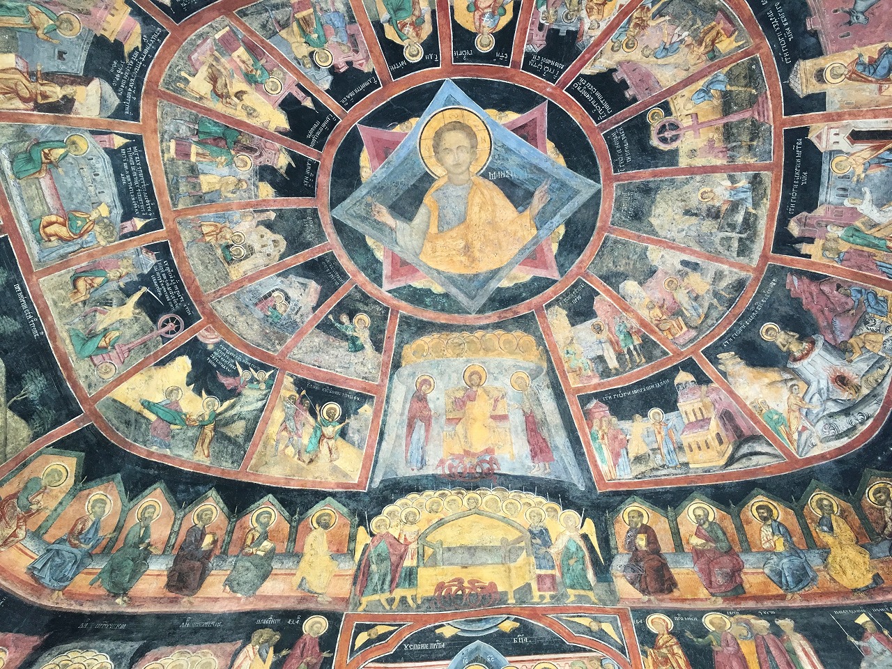 シナイア僧院のフレスコ画